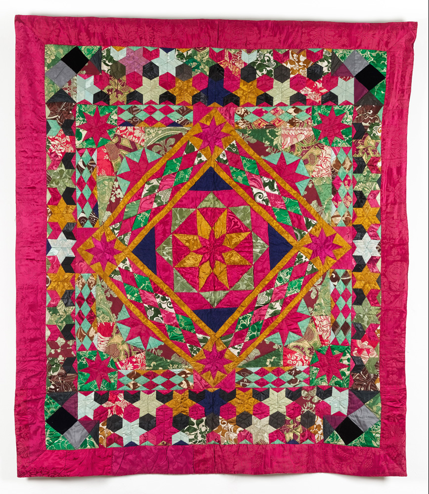 Farne Islands quilt (1892–1894) vibrant historic patchwork made by a lighthouse keeper’s wife