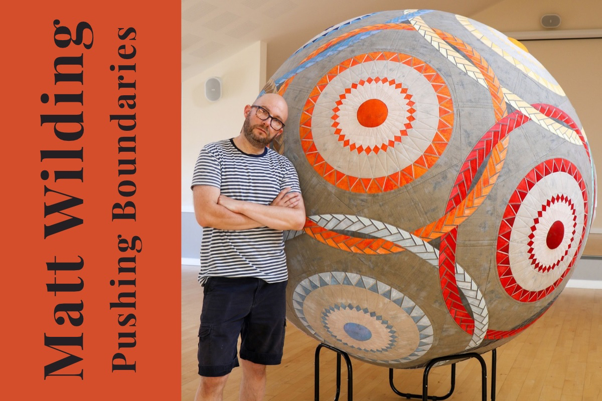 Matt Wilding at Festival of Quilts