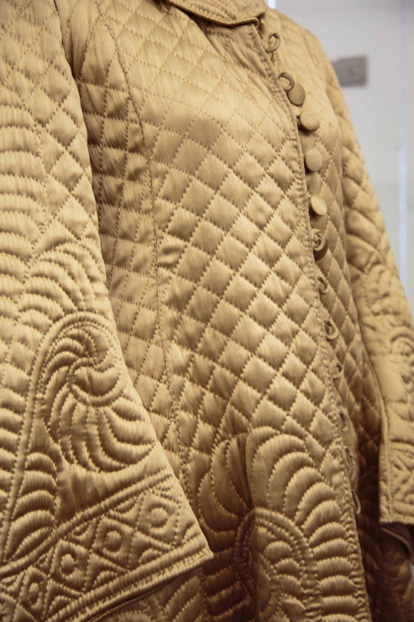 Gold quilted jacket