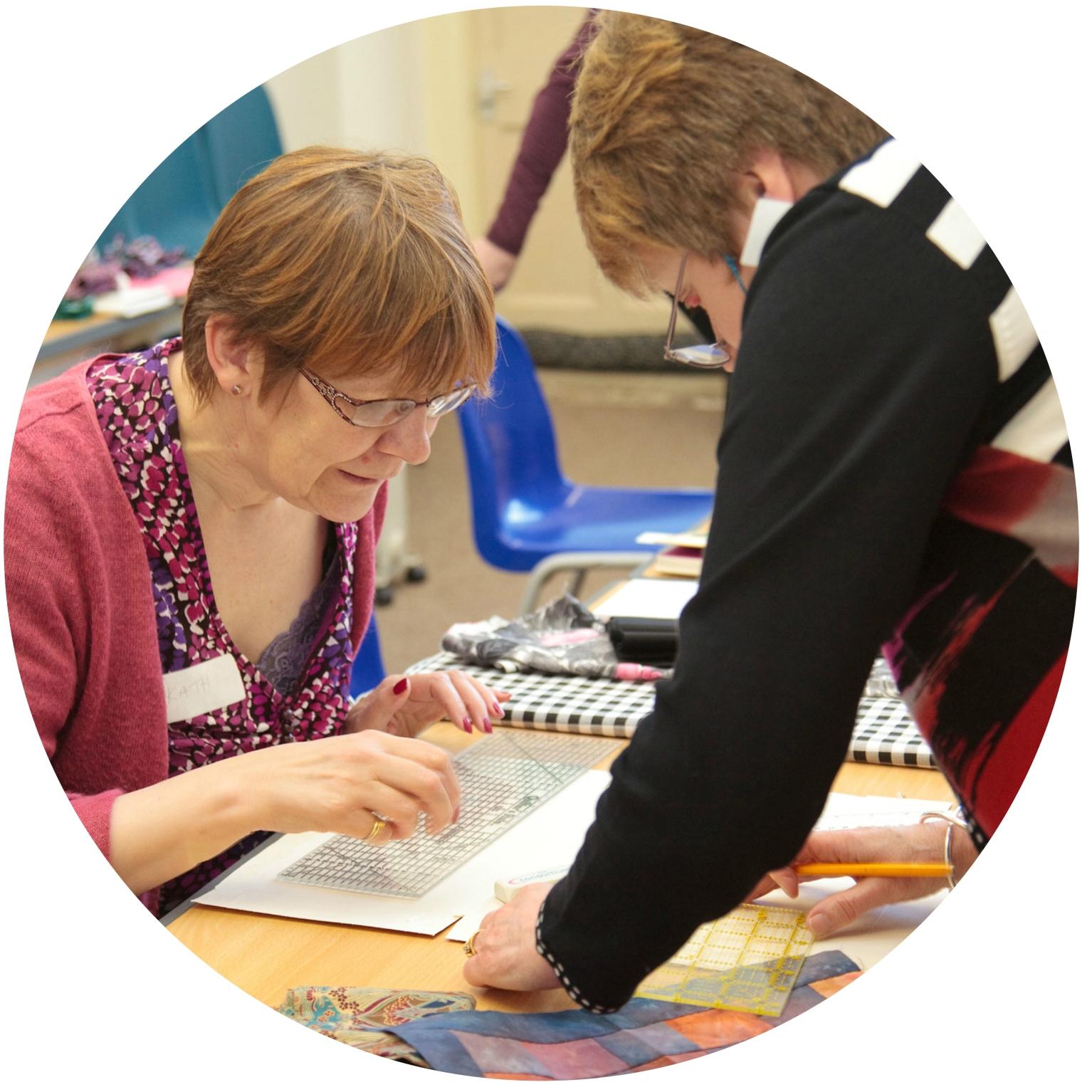 Ladies quilting