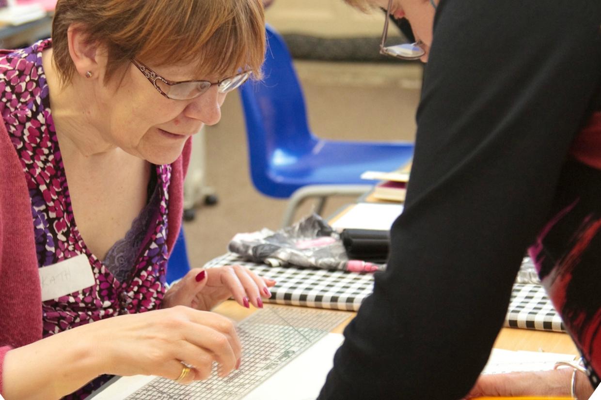 Ladies quilting