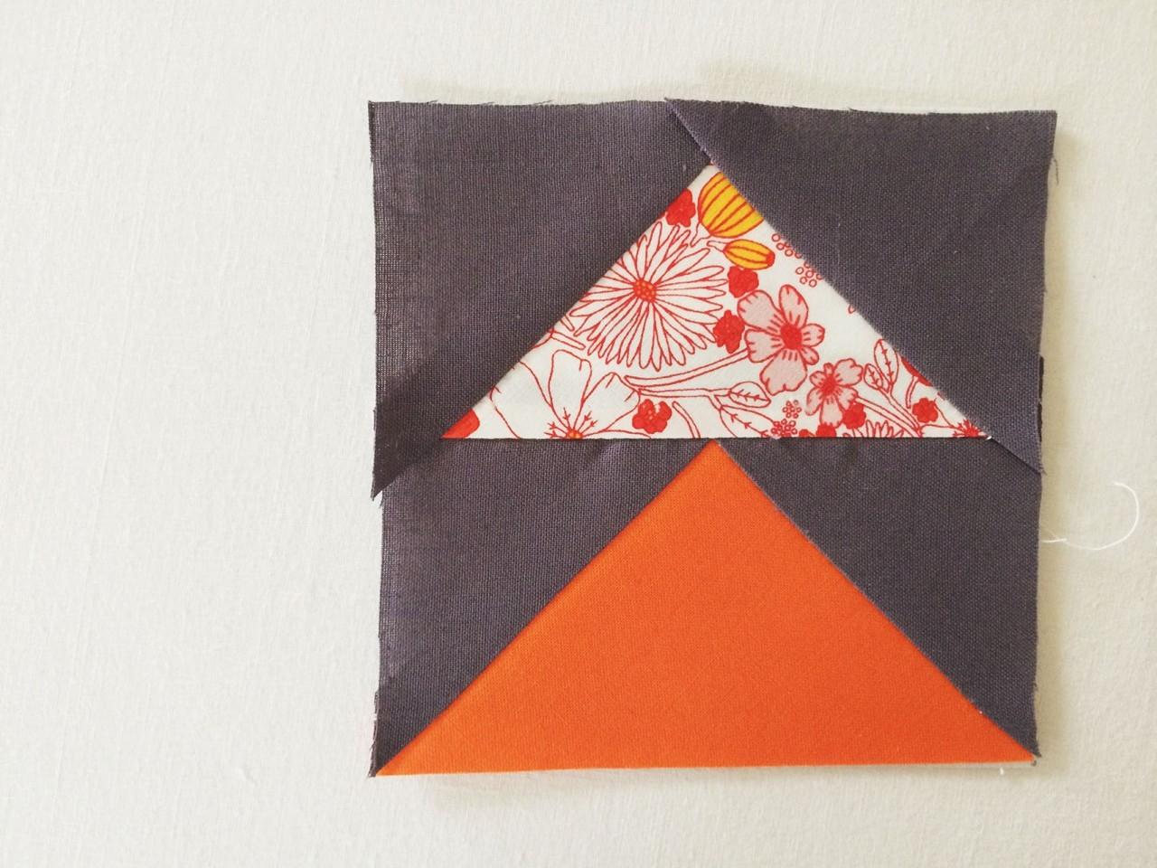 Flying geese block