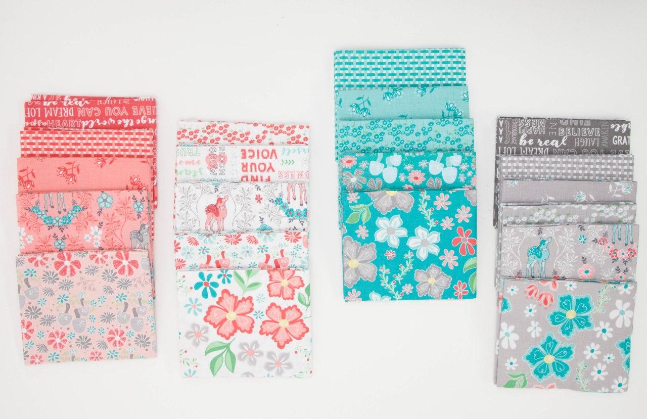 Riley Blake flora fauna fabric selection