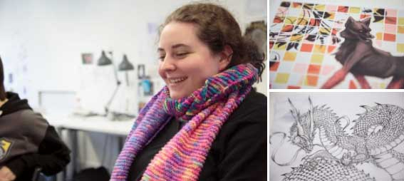Megan and her designs
