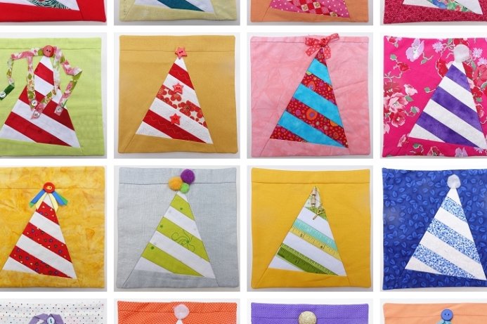 Colourful quilt