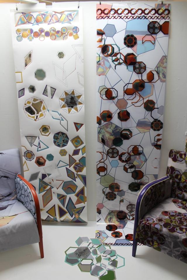 Robina?s Textiles and Surface Design (BA Hons) portfolio exhibition in 2016.
