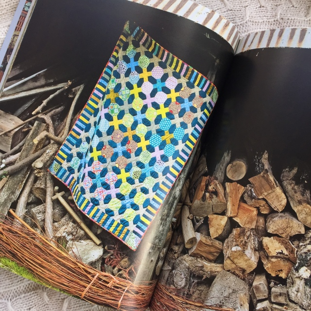 Colourful quilt