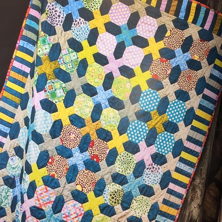 Colourful quilt