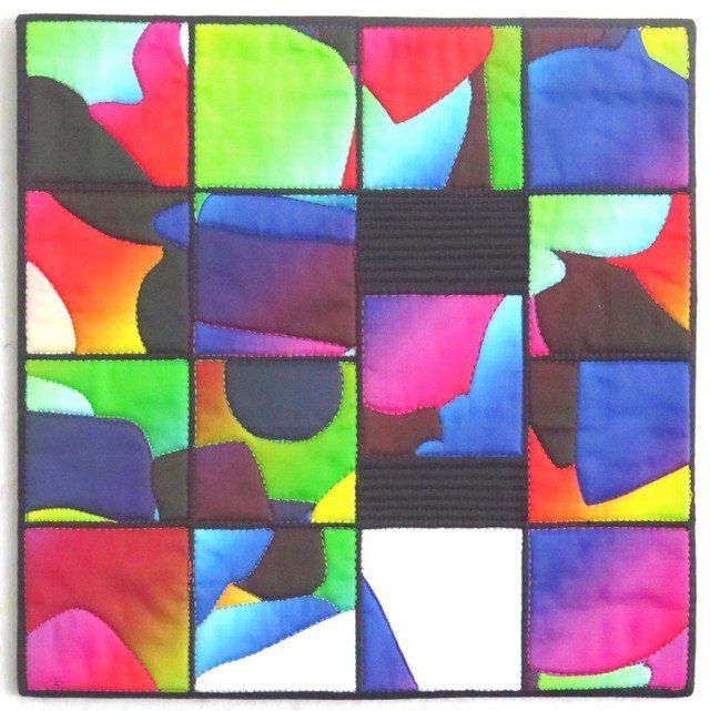 Colour Map, 12? by 12?, Alicia Merrett, 2019.