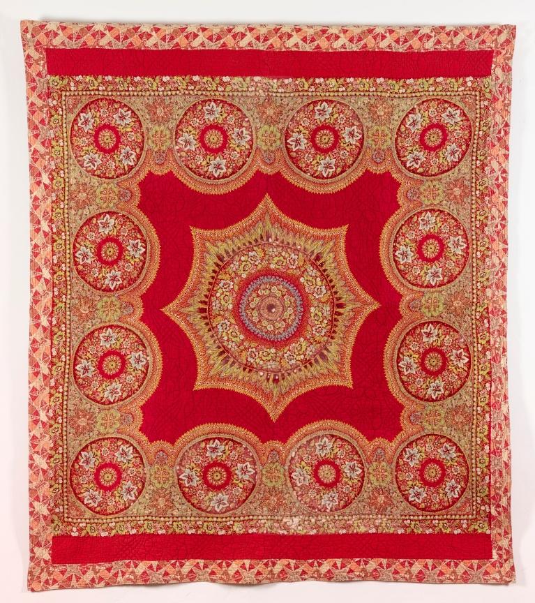 Fun red quilt