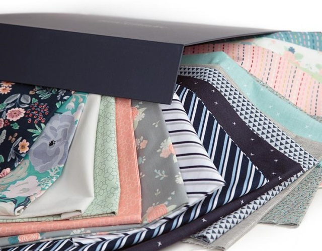 Colourful fabrics to choose from 