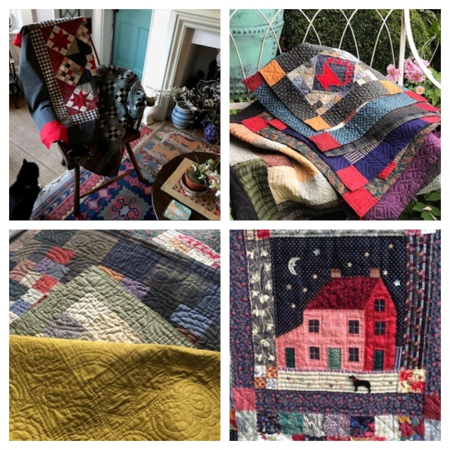 A top inspired by an old Welsh quilt,