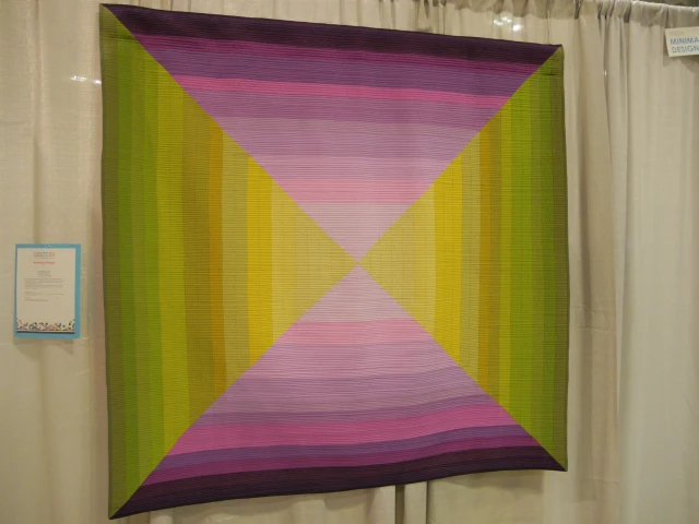 Four Triangles Ombre by Malka Dubrawsky, Austin, Texas, USA. An entry in Minimalist Design.