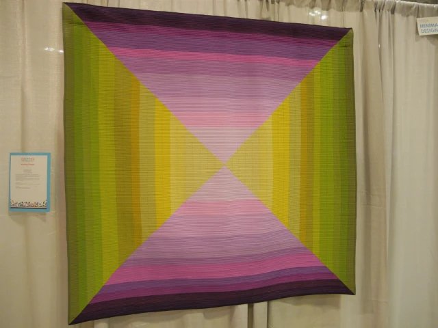 Four Triangles Ombre by Malka Dubrawsky, Austin, Texas, USA. An entry in Minimalist Design.