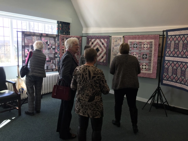 Region 11 member quilts on display