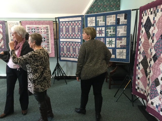 Region 11 member quilts on display