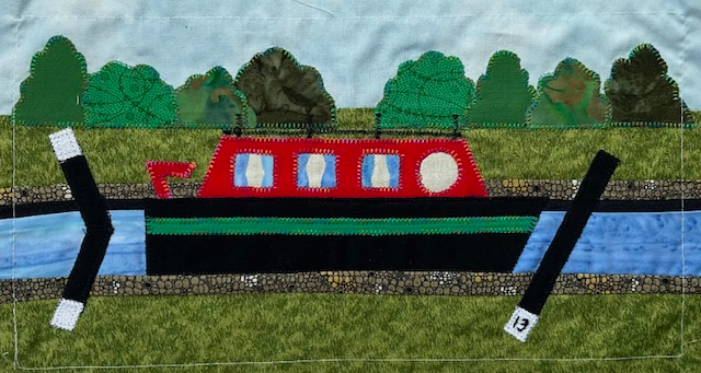 A Narrowboat on the Canal by Megan Barley