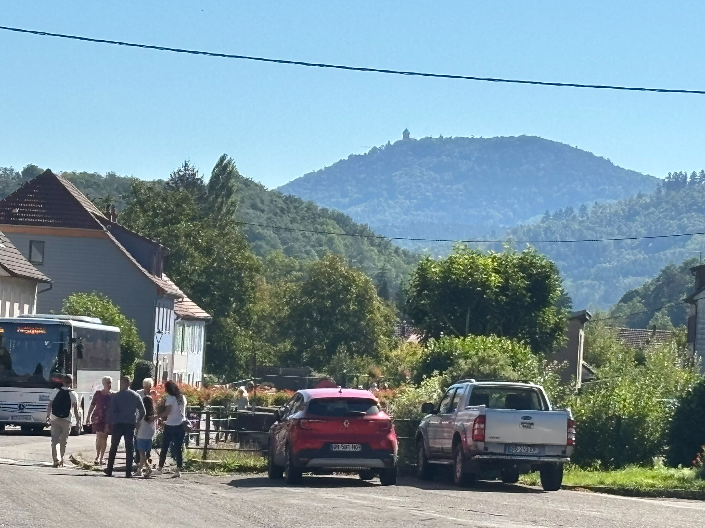 Lovely villages between exhibitions sites.