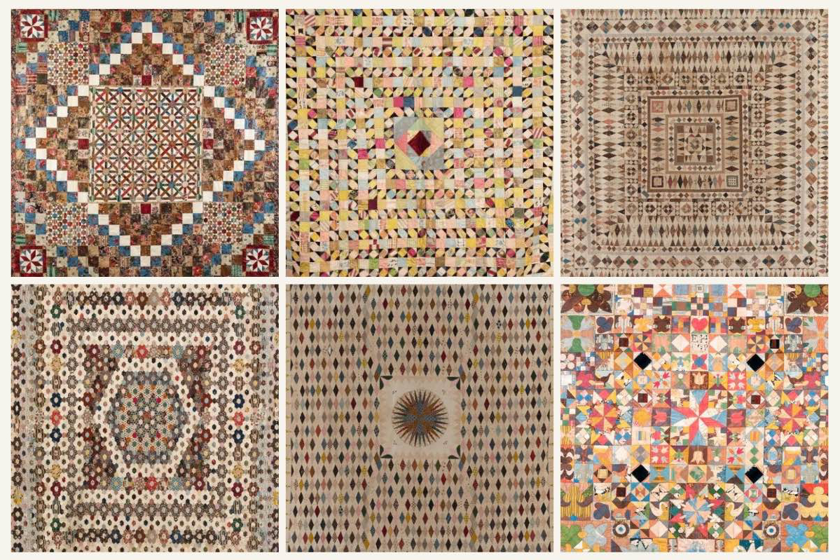 Six historic British coverlets