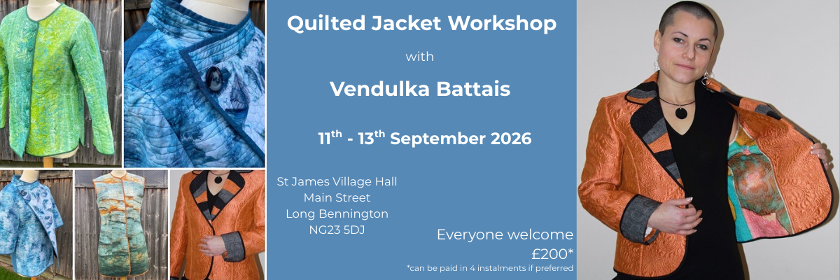 Quilted Jacket workshop with Vendulka Battais