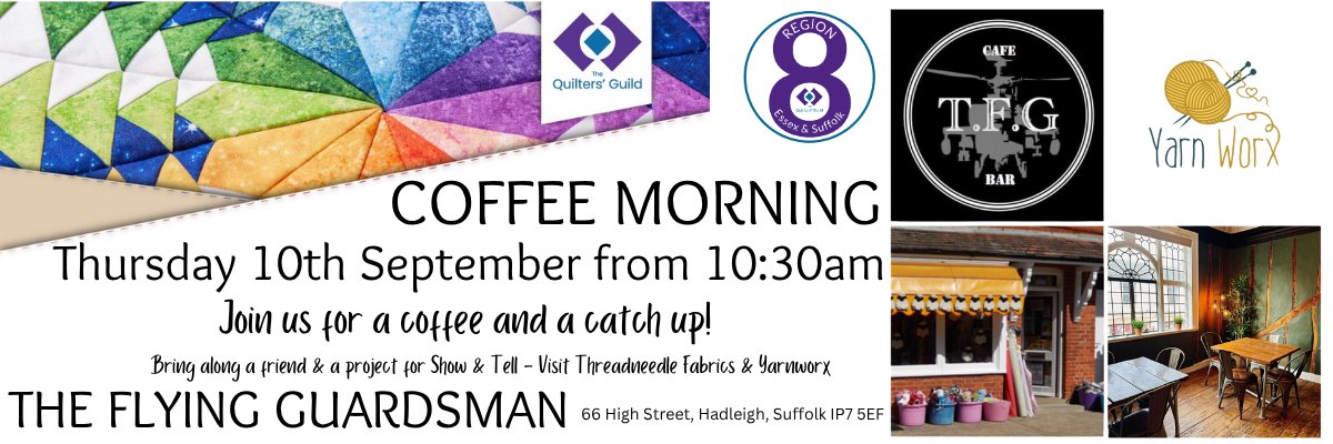 Region 8 Coffee Morning - Suffolk - September 10th 2026