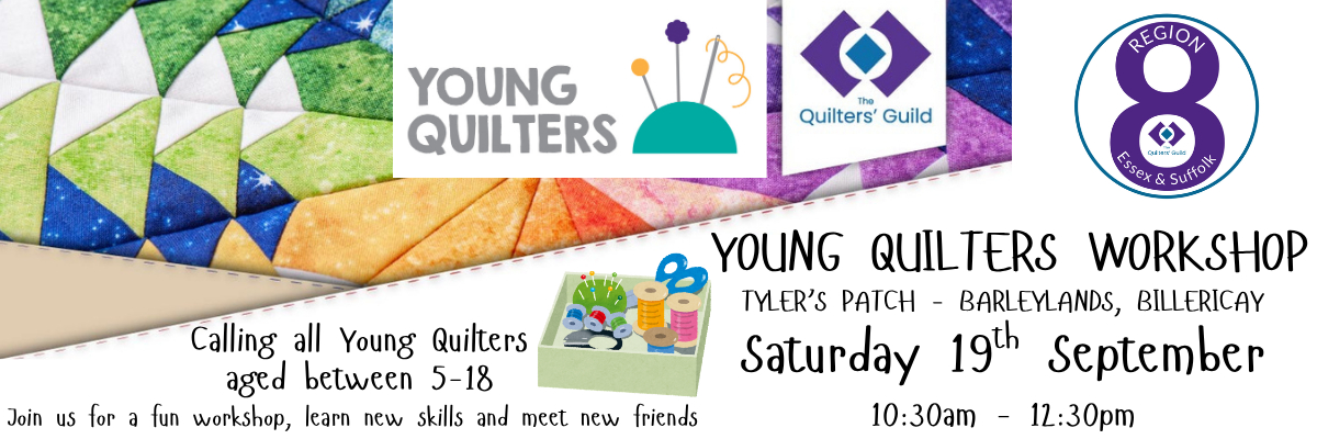 Region 8 Young Quilters Workshop - 19th September 2026