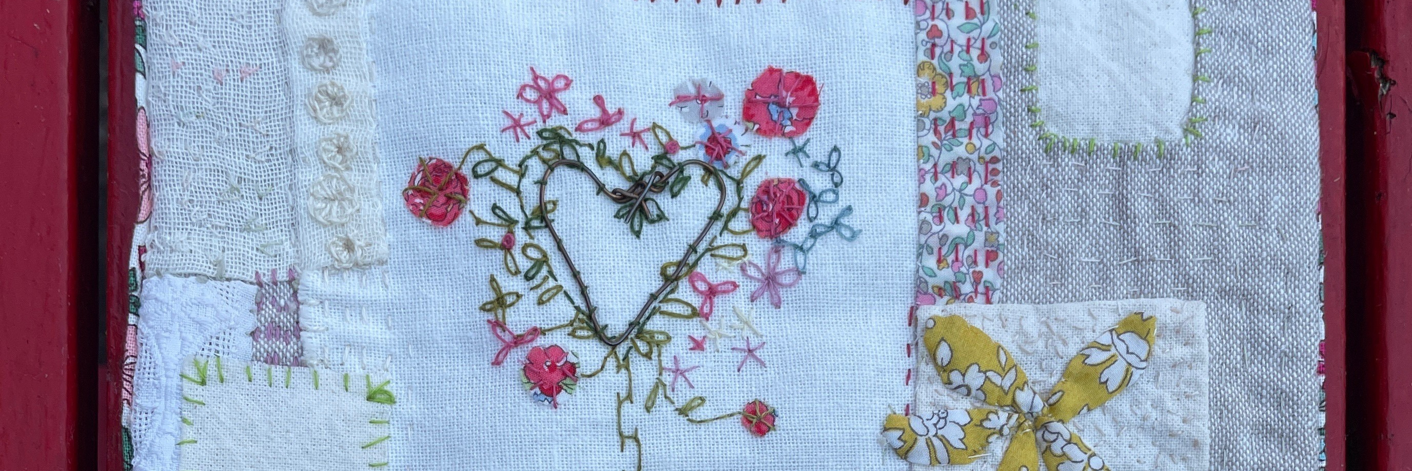 Hand Sewing Journal Quilt.
