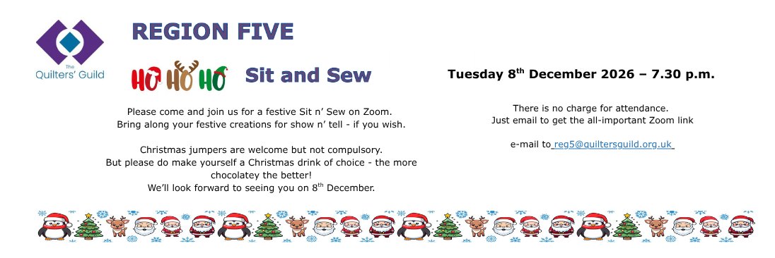 Christmas Sit n Sew 2026