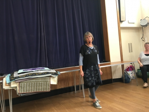Woman giving a talk