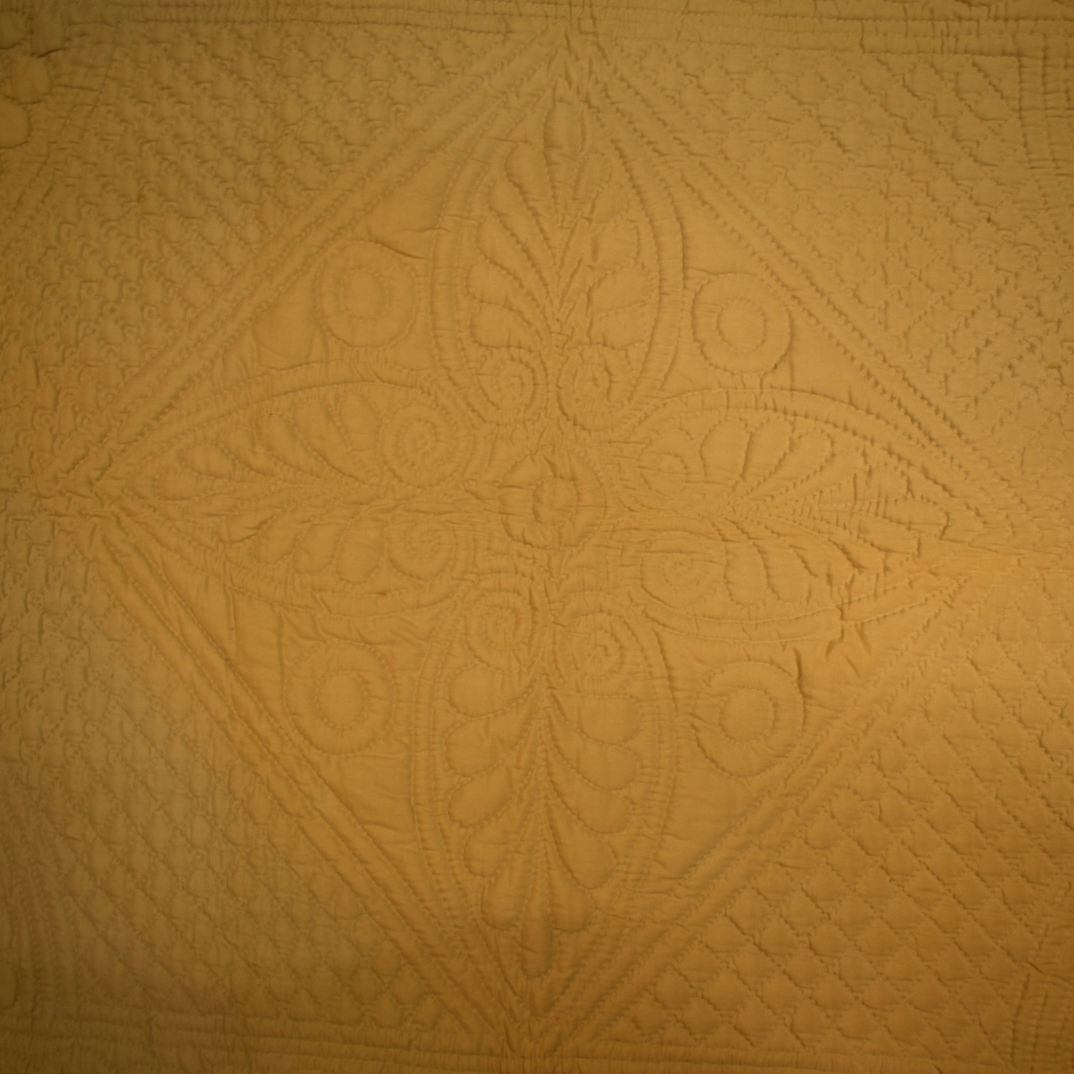 Mustard quilt