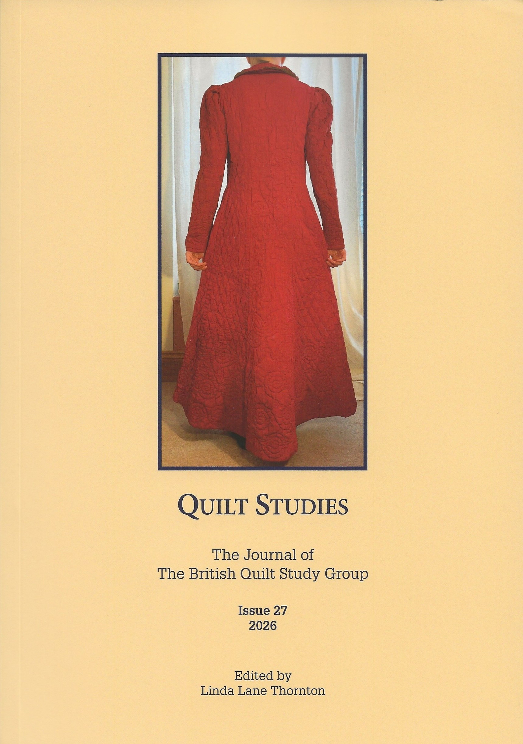 British Quilt Study group issue 27 front cover