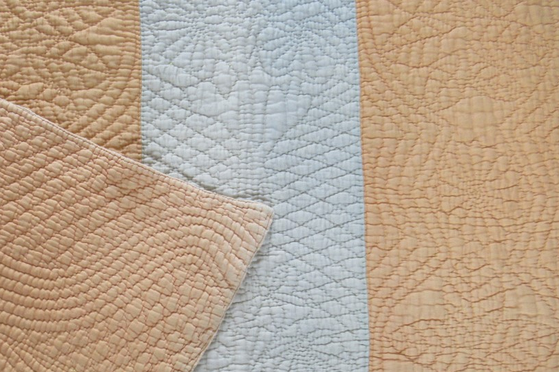 Yellow and cream strippy detail