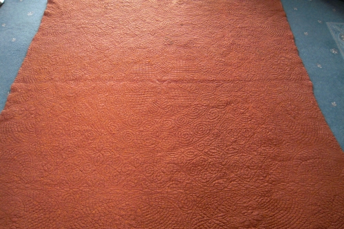 Rust Coloured Welsh Quilt