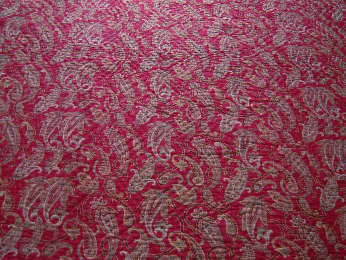 Red & Yellow Strippy with a Paisley Back