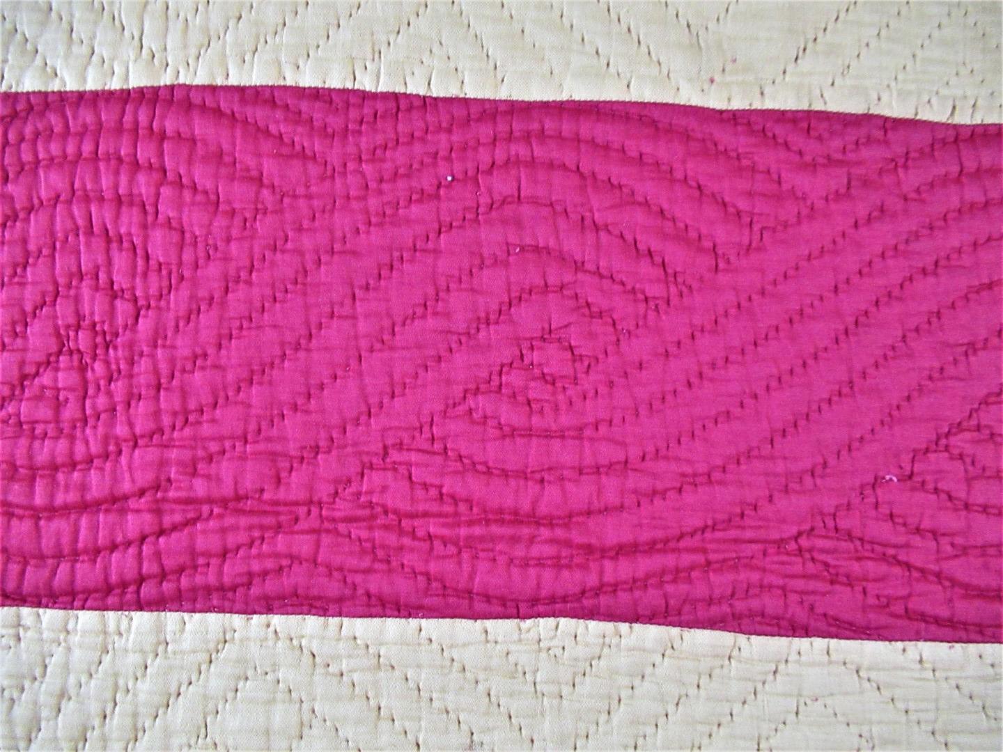 Red & Yellow Strippy with a Paisley Back