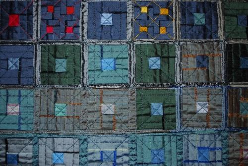 blocks in blues and greys