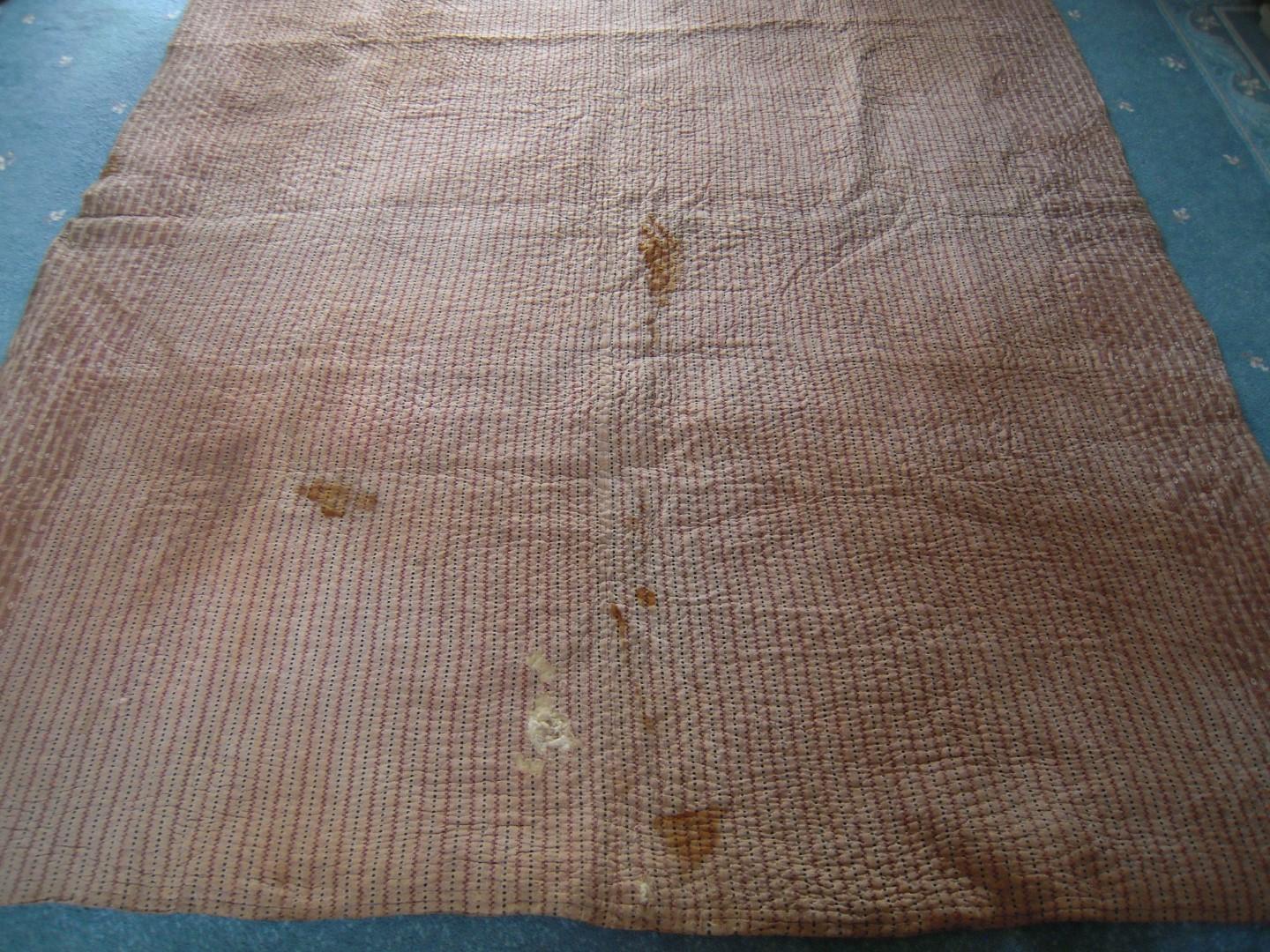 Quilt back in browns