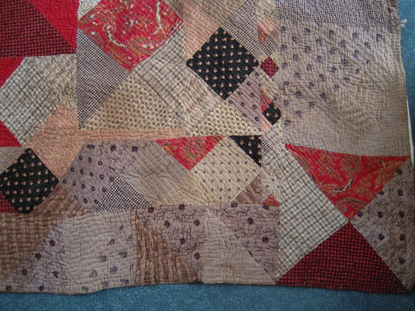 Patchwork half square triangles