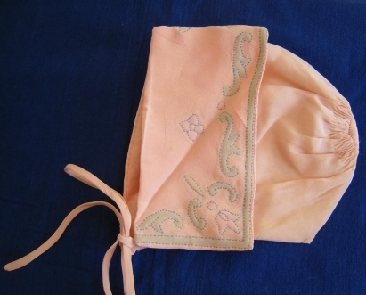 Pink Baby's bonnet