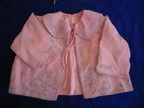 Pink baby's jacket
