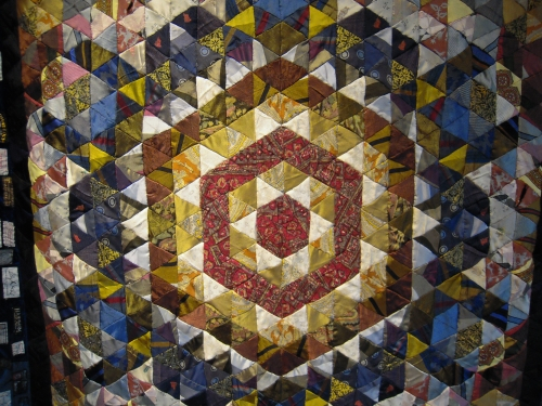 Centre detail of mosaic patchwork