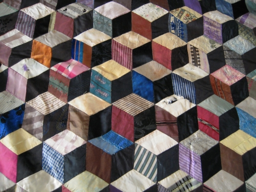 Multicoloured Tumbling blocks