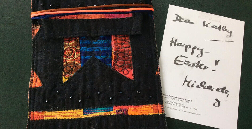 Glasses Case created by Michaela for the Modern Quilt Group Springtime Swap 2025