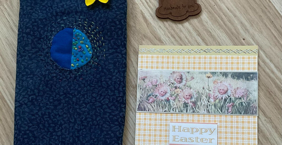 Glasses Case created by Marika for the Modern Quilt Group Springtime Swap 2025