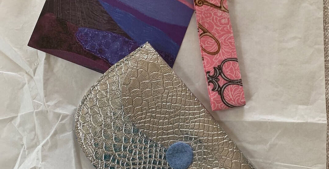Glasses Case created by Grace for the Modern Quilt Group Springtime Swap 2025
