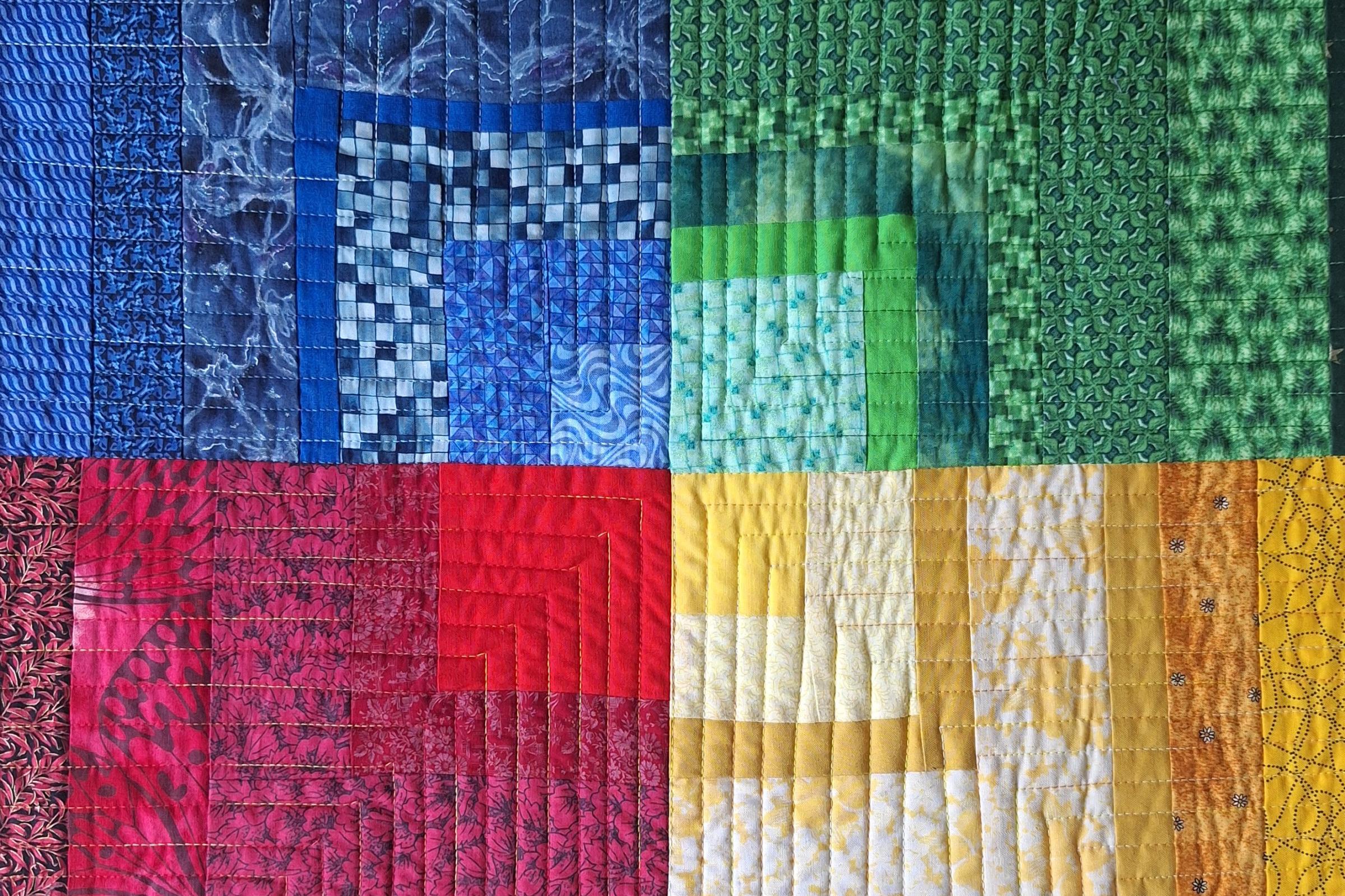 Quarters Challenge Quilt Sample