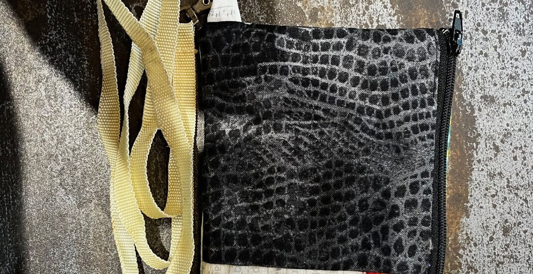 Small bag created by Fiona Burrows