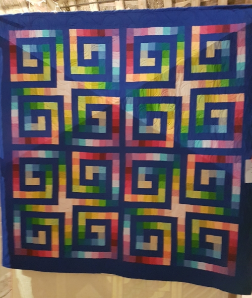 Multicoloured quilt by Pippa Moss